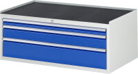 RAU Schubladenschrank XXL2.1, B1145xT650xH465mm, MT-Top-25mm, 3xSchublade-TA, 03-XXL2.1A-MT.11