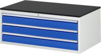 RAU Schubladenschrank XXL2.3, B1145xT650xH460mm, M-Top-22mm, 3xSchublade-TA, 03-XXL2.3A-M.11