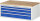 RAU Schubladenschrank XXL2.7, B1145xT650xH465mm, B-Top-25mm, 4xSchublade-TA, 03-XXL2.7A-B.11