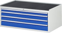RAU Schubladenschrank XXL2.7, B1145xT650xH465mm, MT-Top-25mm, 4xSchublade-TA, 03-XXL2.7A-MT.11