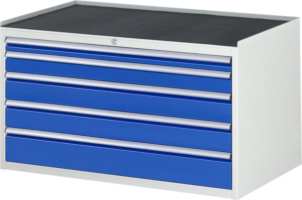 RAU Schubladenschrank XXL3.11, B1145xT650xH645mm, MT-Top-25mm, 5xSchublade-TA, 03-XXL3.11A-MT.11