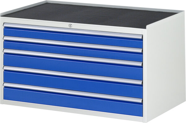 RAU Schubladenschrank XXL3.20, B1145xT650xH645mm, MT-Top-25mm, 5xSchublade-TA, 03-XXL3.20A-MT.11