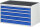 RAU Schubladenschrank XXL3.20, B1145xT650xH645mm, MT-Top-25mm, 5xSchublade-TA, 03-XXL3.20A-MT.11