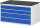RAU Schubladenschrank XXL3.6, B1145xT650xH640mm, M-Top-22mm, 4xSchublade-TA, 03-XXL3.6A-M.11