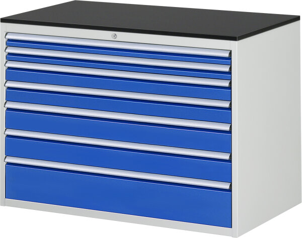 RAU Schubladenschrank XXL5.0, B1145xT650xH820mm, M-Top-22mm, 7xSchublade-TA, 03-XXL5.0A-M.11