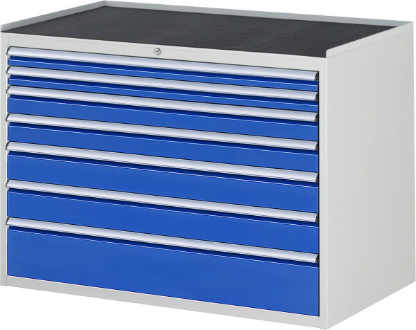 RAU Schubladenschrank XXL5.0, B1145xT650xH825mm, MT-Top-25mm, 7xSchublade-TA, 03-XXL5.0A-MT.11