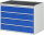 RAU Schubladenschrank XXL5.1, B1145xT650xH825mm, MT-Top-25mm, 4xSchublade-TA, 03-XXL5.1A-MT.11