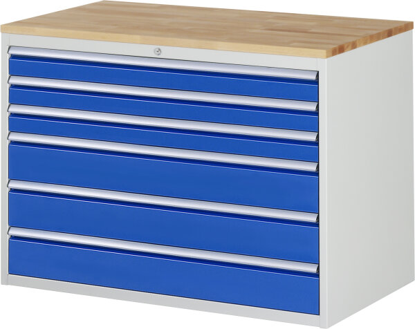 RAU Schubladenschrank XXL5.9, B1145xT650xH825mm, B-Top-25mm, 6xSchublade-TA, 03-XXL5.9A-B.11