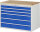 RAU Schubladenschrank XXL5.9, B1145xT650xH825mm, B-Top-25mm, 6xSchublade-TA, 03-XXL5.9A-B.11