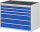 RAU Schubladenschrank XXL5.9, B1145xT650xH825mm, MT-Top-25mm, 6xSchublade-TA, 03-XXL5.9A-MT.11
