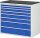 RAU Schubladenschrank XXL7.11, B1145xT650xH1030mm, M-Top-22mm, 8xSchublade-TA, 03-XXL7.11A-M.11