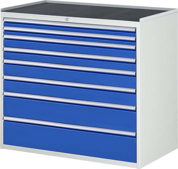 RAU Schubladenschrank XXL7.11, B1145xT650xH1035mm, MT-Top-25mm, 8xSchublade-TA, 03-XXL7.11A-MT.11