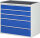 RAU Schubladenschrank XXL7.4, B1145xT650xH1035mm, MT-Top-25mm, 5xSchublade-TA, 03-XXL7.4A-MT.11