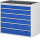 RAU Schubladenschrank XXL7.6, B1145xT650xH1035mm, MT-Top-25mm, 6xSchublade-TA, 03-XXL7.6A-MT.11