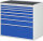 RAU Schubladenschrank XXL7.9, B1145xT650xH1035mm, MT-Top-25mm, 7xSchublade-TA, 03-XXL7.9A-MT.11