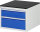 RAU Schubladenschrank L2.11, B580xT650xH460mm, M-Top-22mm, 2xSchublade-VA, 13-L2.11A-M.11