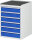 RAU Schubladenschrank L5.16, B580xT650xH825mm, MT-Top-25mm, 6xSchublade-VA, 13-L5.16A-MT.11