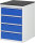 RAU Schubladenschrank L5.1, B580xT650xH820mm, M-Top-22mm, 4xSchublade-VA, 13-L5.1A-M.11