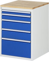 RAU Schubladenschrank L5.2, B580xT650xH825mm, B-Top-25mm,...