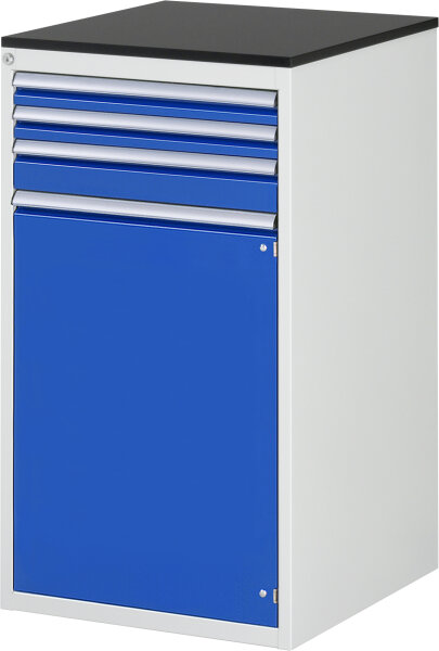 RAU Schubladenschrank L7.13, B580xT650xH1030mm, M-Top-22mm, 3xSchublade-VA, 1xTür, 13-L7.13AR-M.11