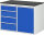 RAU Schubladenschrank LL5.21.12, B1145xT650xH820mm, M-Top-22mm, 4xSchublade-VA,1xTür, 13-LL5.21.12A-M.11