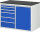 RAU Schubladenschrank LL5.24.12, B1145xT650xH820mm, M-Top-22mm, 6xSchublade-VA,1xTür, 13-LL5.24.12A-M.11