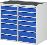 RAU Schubladenschrank LL7.10.10, B1145xT650xH1035mm,...