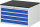 RAU Schubladenschrank XL2.13, B770xT650xH460mm, M-Top-22mm, 4xSchublade-VA, 13-XL2.13A-M.11