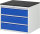 RAU Schubladenschrank XL3.0, B770xT650xH640mm, M-Top-22mm, 3xSchublade-VA, 13-XL3.0A-M.11