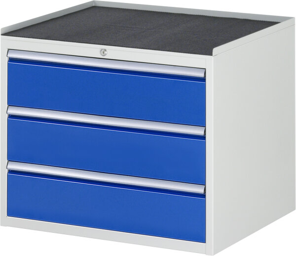 RAU Schubladenschrank XL3.0, B770xT650xH645mm, MT-Top-25mm, 3xSchublade-VA, 13-XL3.0A-MT.11