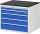 RAU Schubladenschrank XL3.11, B770xT650xH640mm, M-Top-22mm, 5xSchublade-VA, 13-XL3.11A-M.11