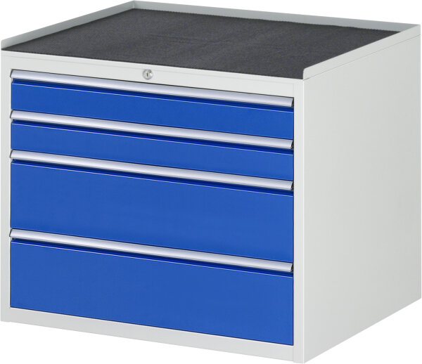 RAU Schubladenschrank XL3.1, B770xT650xH645mm, MT-Top-25mm, 4xSchublade-VA, 13-XL3.1A-MT.11