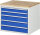 RAU Schubladenschrank XL3.20, B770xT650xH645mm, B-Top-25mm, 5xSchublade-VA, 13-XL3.20A-B.11