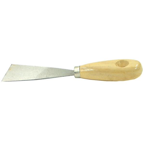 Profibau Malerspachtel 75143 80 mm, mit Holzheft, Stahlblatt 0,53 mm