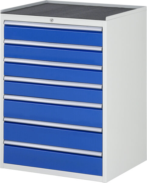 RAU Schubladenschrank XL7.10, B770xT650xH1035mm, MT-Top-25mm, 7xSchublade-VA, 13-XL7.10A-MT.11
