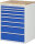 RAU Schubladenschrank XL7.11, B770xT650xH1035mm, B-Top-25mm, 8xSchublade-VA, 13-XL7.11A-B.11