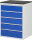 RAU Schubladenschrank XL7.5, B770xT650xH1030mm, M-Top-22mm, 5xSchublade-VA, 13-XL7.5A-M.11