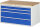 RAU Schubladenschrank XXL3.1, B1145xT650xH645mm, B-Top-25mm, 4xSchublade-VA, 13-XXL3.1A-B.11