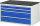 RAU Schubladenschrank XXL3.1, B1145xT650xH640mm, M-Top-22mm, 4xSchublade-VA, 13-XXL3.1A-M.11