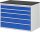 RAU Schubladenschrank XXL5.11, B1145xT650xH820mm, M-Top-22mm, 5xSchublade-VA, 13-XXL5.11A-M.11