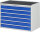 RAU Schubladenschrank XXL5.16, B1145xT650xH825mm, MT-Top-25mm, 6xSchublade-VA, 13-XXL5.16A-MT.11