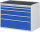 RAU Schubladenschrank XXL5.2, B1145xT650xH825mm, MT-Top-25mm, 5xSchublade-VA, 13-XXL5.2A-MT.11