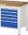RAU Unterbau-Container L3.2, B580xT650xH620mm, 5xSchublade-VA, 13-L3.2A.11