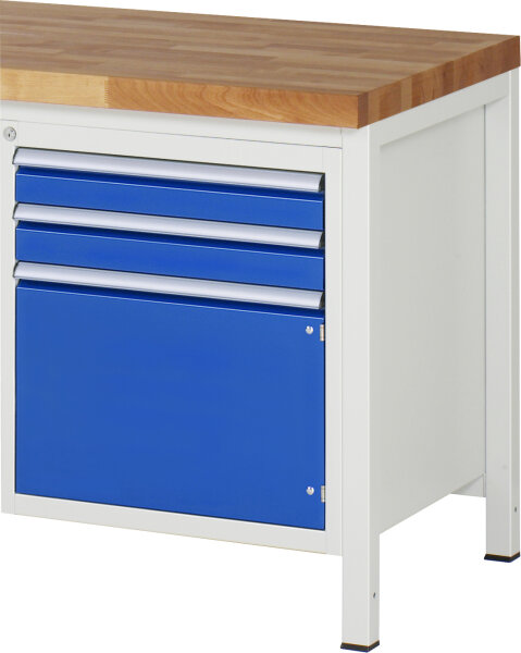 RAU Unterbau-Container L3.5, B580xT650xH620mm, 2xSchublade-VA, 1xTür, 13-L3.5AR.11