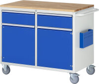 RAU Montagewagen LL5.8.8, B1145xT650xH975mm, 2xSchublade-TA, 2xTüren, B-Top-25mm, 05-LL5.8.8A-B.11