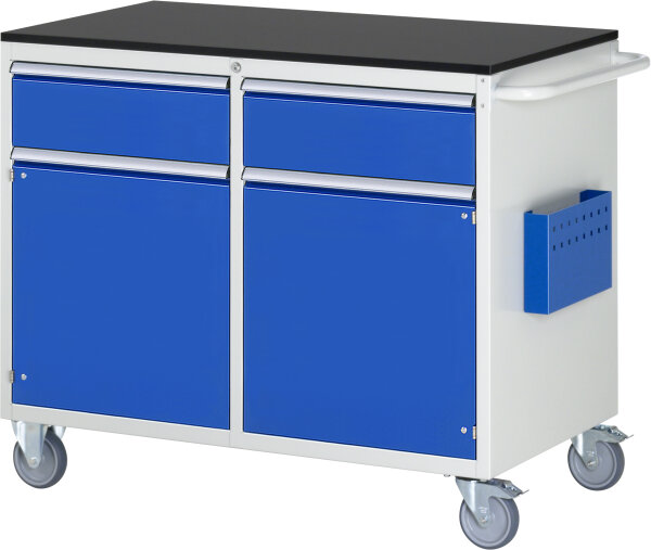 RAU Montagewagen LL5.8.8, B1145xT650xH970mm, 2xSchublade-TA, 2xTüren , M-Top-20mm, 05-LL5.8.8A-M.11