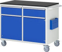 RAU Montagewagen LL5.8.8, B1145xT650xH970mm, 2xSchublade-TA, 2xTüren , M-Top-20mm, 05-LL5.8.8A-M.11