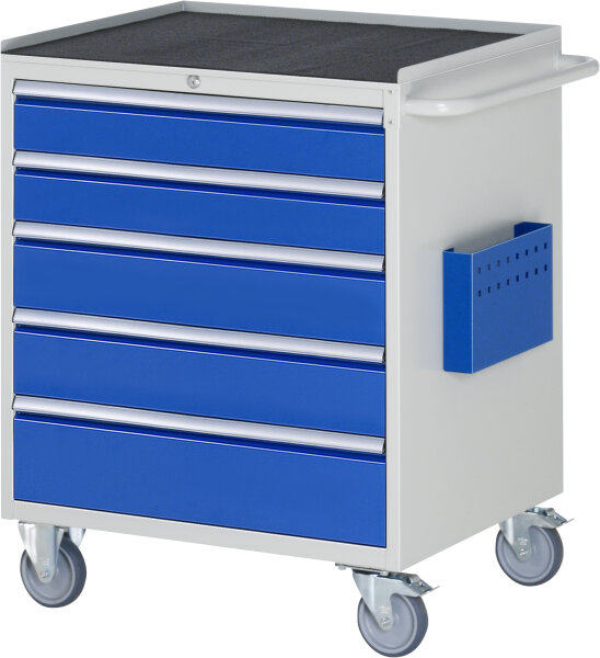 RAU Montagewagen XL5.11, B770xT650xH975mm, 5xSchublade-TA, MT-Top-25mm, 05-XL5.11A-MT.11