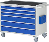 RAU Montagewagen XXL5.9, B1145xT650xH975mm, 6xSchublade-TA, MT-Top-25mm, 05-XXL5.9A-MT.11