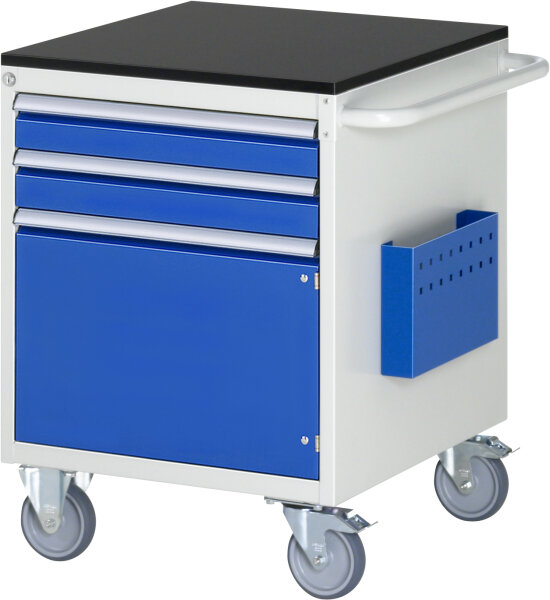 RAU Montagewagen L3.5, B580xT650xH790mm, 2xSchublade-VA, 1xTür rechts, M-Top-20mm, 15-L3.5AR-M.11
